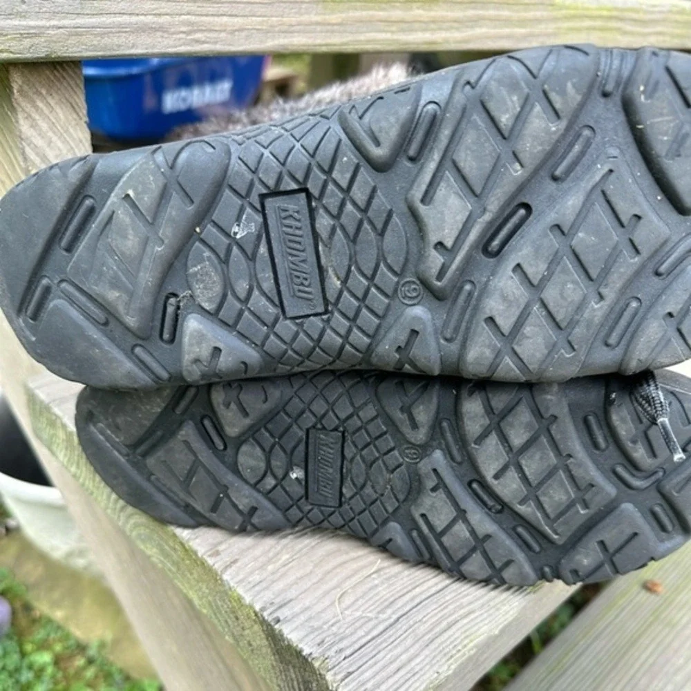 Snow Boot Khombu Waterproof‎ Black Faux Fur Woman's Size 9